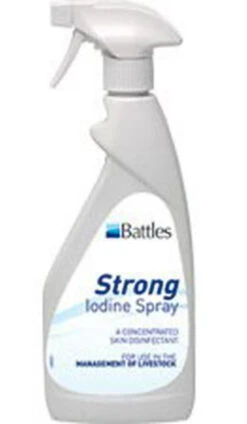 Battles Strong Iodine Spray - 500ml