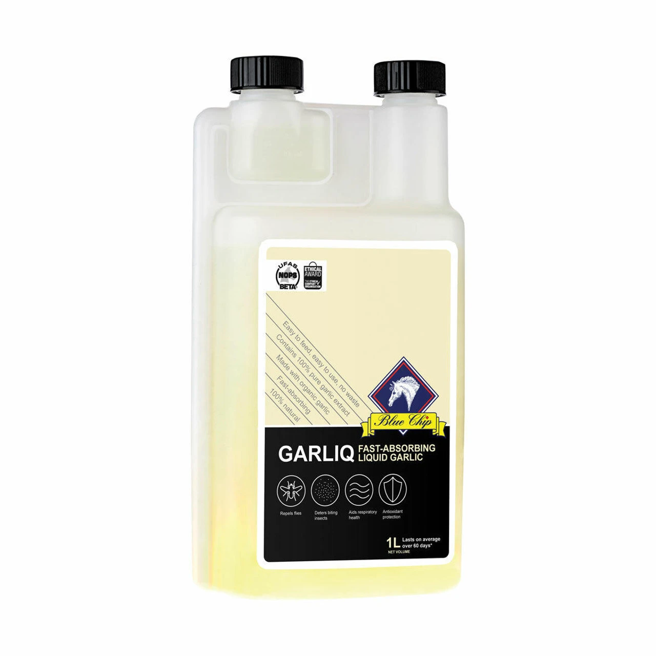 Blue Chip Garliq Liquid Garlic Supplement - 1 Litre 3 Blue Chip Garliq Liquid Garlic Supplement - 1 Litre