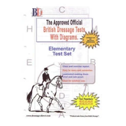 Laminated British Dressage Test Sets- Elementary