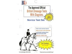 Laminated British Dressage Test Sets- Novice