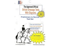 Laminated British Dressage Test Sets - Prelim & Novice