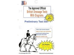 Laminated British Dressage Test Sets - Preliminary