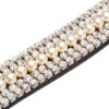 Caldene 5 Row Diamante And Pearl Browband -Black Cob -The Horse Care Shop caldene caldene 5 row diamante and pearl browband black cob 37317.1631695941