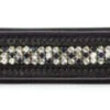 Caldene Blue Sapphire Diamante Browband - Brown Full Size