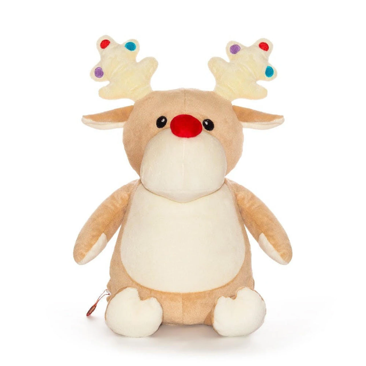 Cubbies Red Nosed Reindeer Soft Toy - Baubles 3 Cubbies Red Nosed Reindeer Soft Toy - Baubles