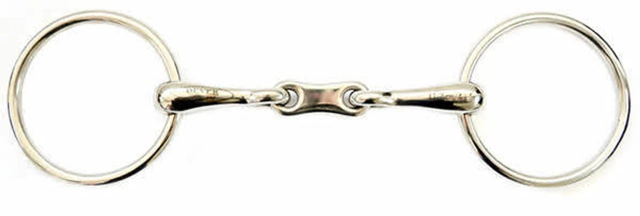 Dever Curved Mouth French Link Loose Ring Snaffle 3 Dever Curved Mouth French Link Loose Ring Snaffle