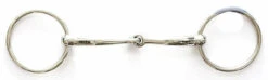 Dever Curved Mouth Loose Ring Snaffle