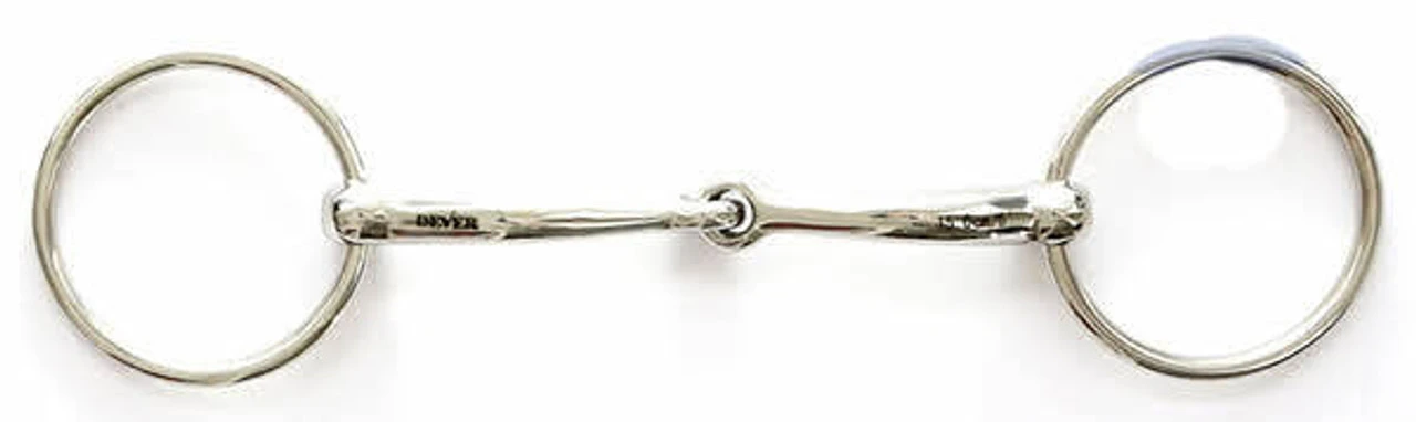 Dever Curved Mouth Loose Ring Snaffle 3 Dever Curved Mouth Loose Ring Snaffle