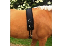 EquiAmi Training Roller With Fleece - Black Pony