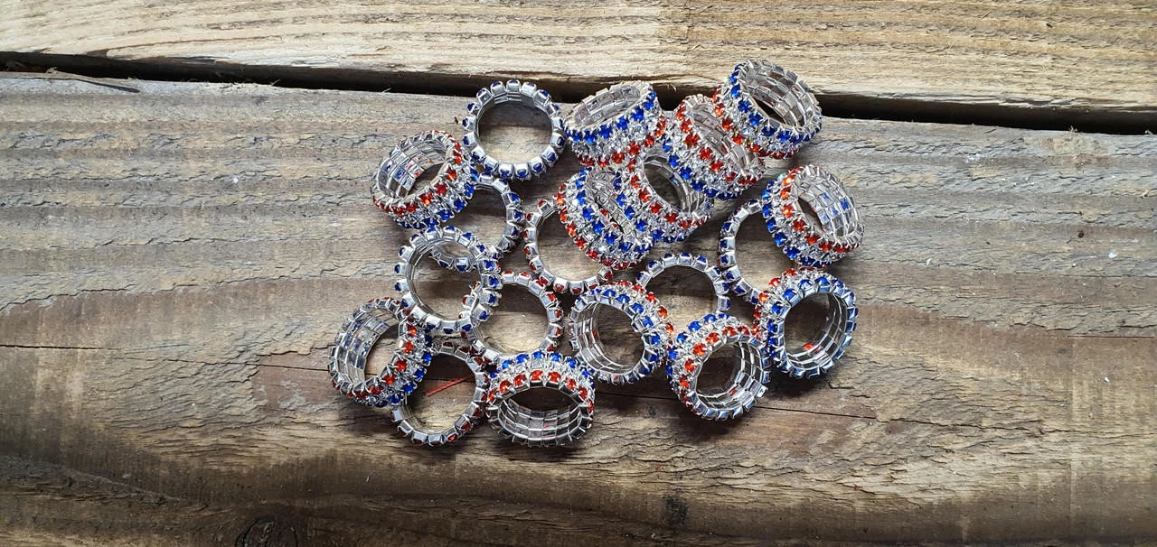 Equidivine Triple Crystal Plaiting Bands - 20 Pack 3 Equidivine Triple Crystal Plaiting Bands - 20 Pack