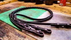 Hand Made English Leather Laced Split Reins 7 Hand Made English Leather Laced Split Reins -The Horse Care Shop frome saddlery hand made english leather laced split reins 29440.1631522679