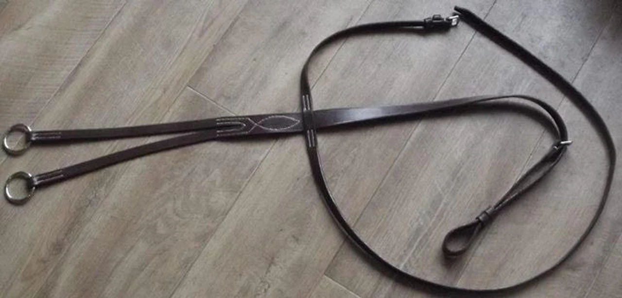 Hand Made English Leather Running Martingale 5 Hand Made English Leather Running Martingale - Image 3