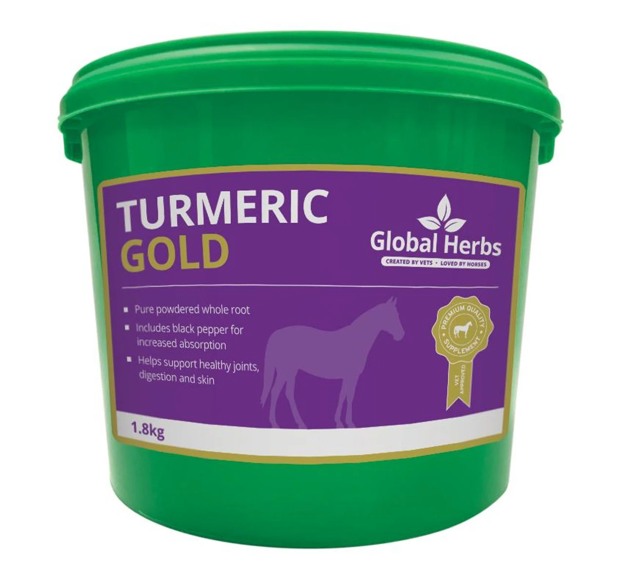 Global Herbs Turmeric Gold With Black Pepper - 1.8kg 3 Global Herbs Turmeric Gold With Black Pepper - 1.8kg