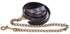 Heritage English Leather Lead And Brass Chain