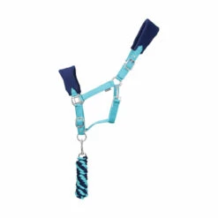 Hy Belton Fleece HeadCollar And LeadRope - Pink Or Teal 5 Hy Belton Fleece HeadCollar And LeadRope - Pink Or Teal -The Horse Care Shop hy belton fleece headcollar and leadrope pink or teal 18040.1646979766