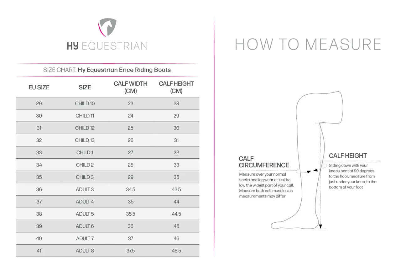 Hy Erice Children's Long Riding Boots - Pink/Black 4 Hy Erice Children's Long Riding Boots - Pink/Black - Image 2