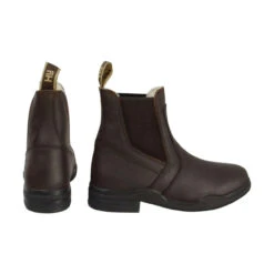 Hy Fleece Lined Wax Leather Jodhpur Boot - Black Or Brown 9 Hy Fleece Lined Wax Leather Jodhpur Boot - Black Or Brown -The Horse Care Shop hy equestrian hy fleece lined wax leather jodhpur boot black or brown 02022.1661599645