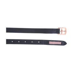 Hy Rosciano Rose Gold Diamante Stirrup Leathers - Youths