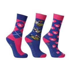 Hy Thelwell Race Children's Socks - Size 12-4