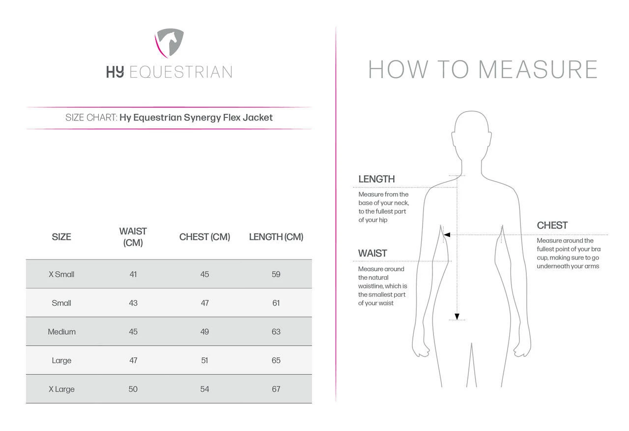 Hy Equestrian Synergy Flex Jacket - Black Or Navy 5 Hy Equestrian Synergy Flex Jacket - Black Or Navy - Image 3