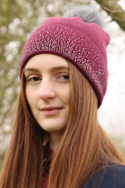 Hy Synergy Diamante Bobble Hat - All Colours -The Horse Care Shop hy hy synergy diamante bobble hat all colours 39827.1636535392