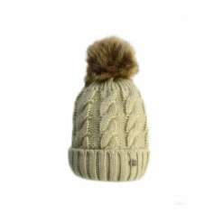 HyFASHION Melrose Cable Knit Bobble Hat - All Colours