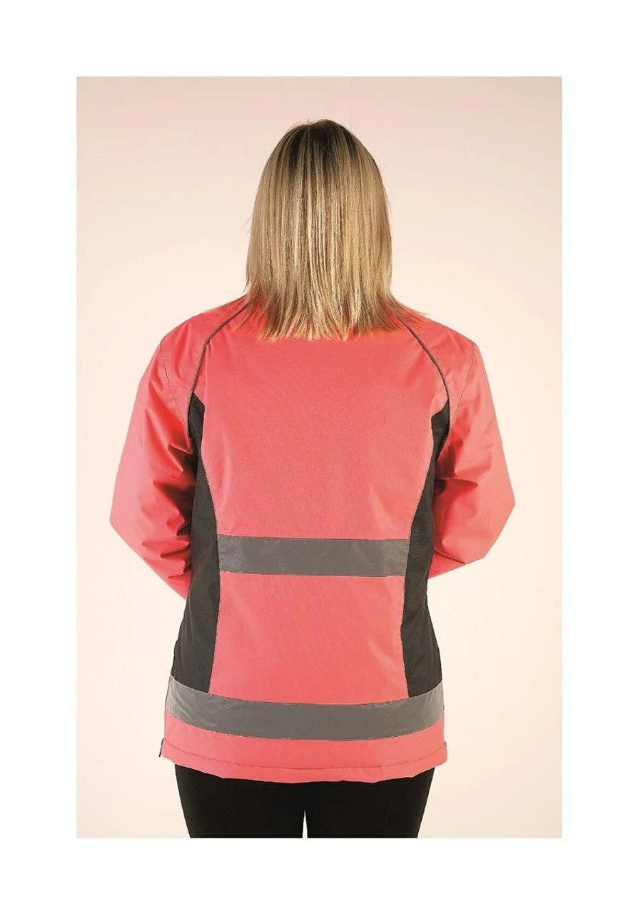 HyViz Waterproof Riding Jackets - Yellow Or Pink 5 HyViz Waterproof Riding Jackets - Yellow Or Pink - Image 3