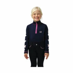 Hy Little Rider Little Unicorn Baselayer - Navy Or Pink -The Horse Care Shop hy little rider little unicorn baselayer navy or pink 91179.1648190179