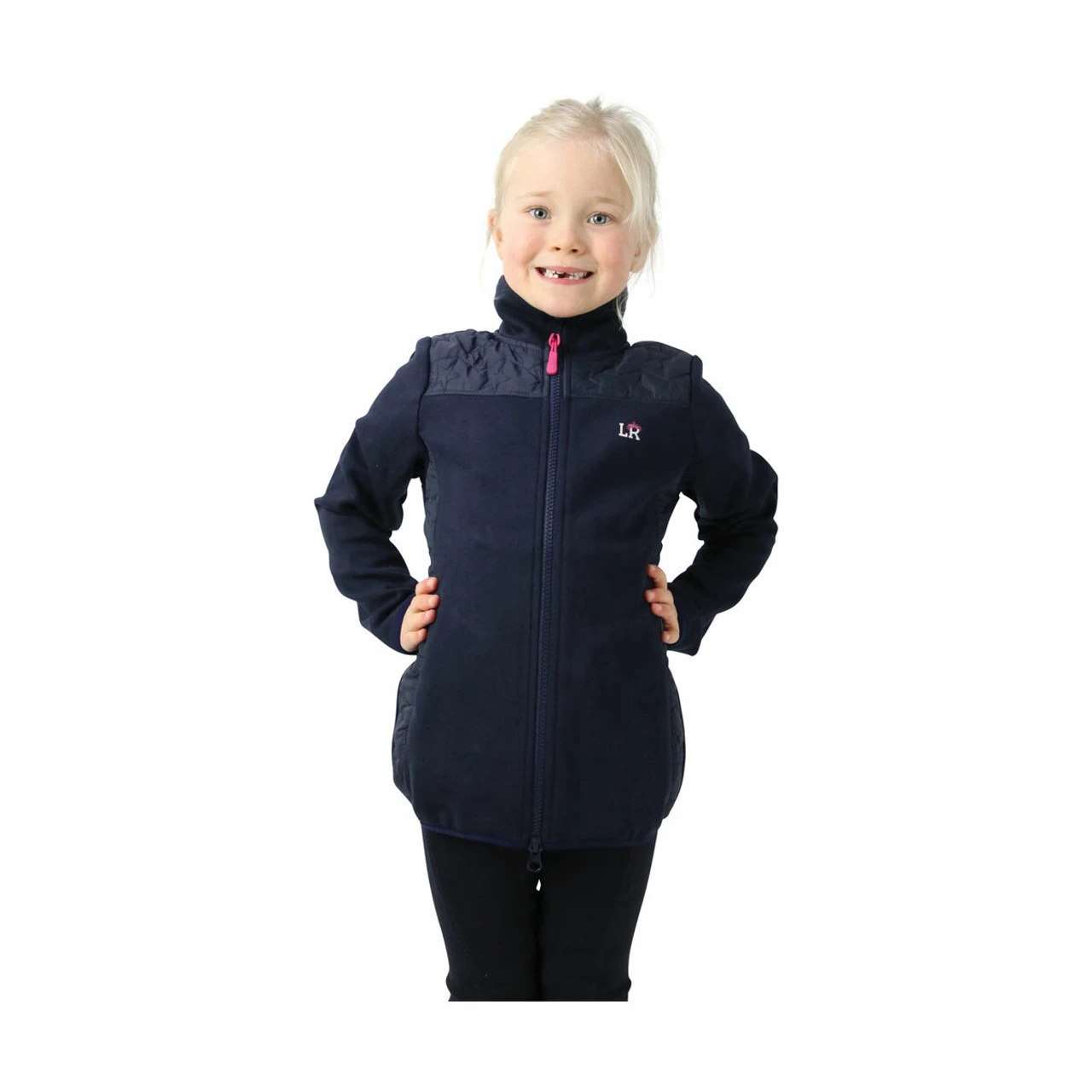 Hy Little Rider Sophia Fleece Jacket - Navy 4 Hy Little Rider Sophia Fleece Jacket - Navy - Image 2