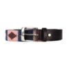 Hy Synergy Leather Polo Belts - Navy/Rose Pink -The Horse Care Shop hy synergy leather polo belts navyrose pink 71147.1667223875