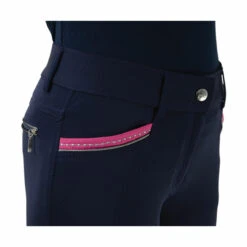 HyFASHION Mizs Eugenie Maids Breeches - Navy -The Horse Care Shop hyfashion mizs eugenie maids breeches navy 79090.1648103779