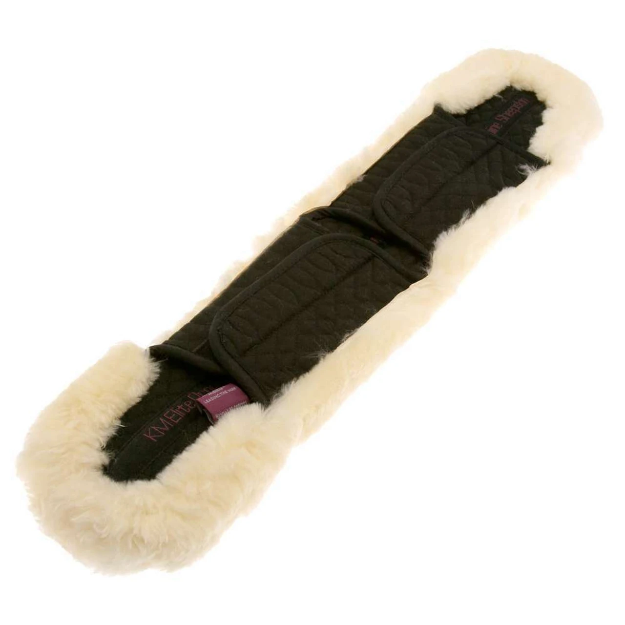 KM Elite Shaped Lambswool Dressage Girth Cover 5 KM Elite Shaped Lambswool Dressage Girth Cover - Image 3