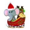 KONG Holiday Occasions Sleigh Dog Toy -The Horse Care Shop kong toys kong holiday occasions sleigh dog toy 42797.1665407145