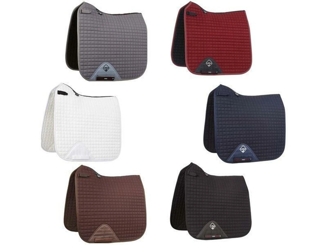 Le Mieux Cotton Dressage Squares - Black Large 3 Le Mieux Cotton Dressage Squares - Black Large