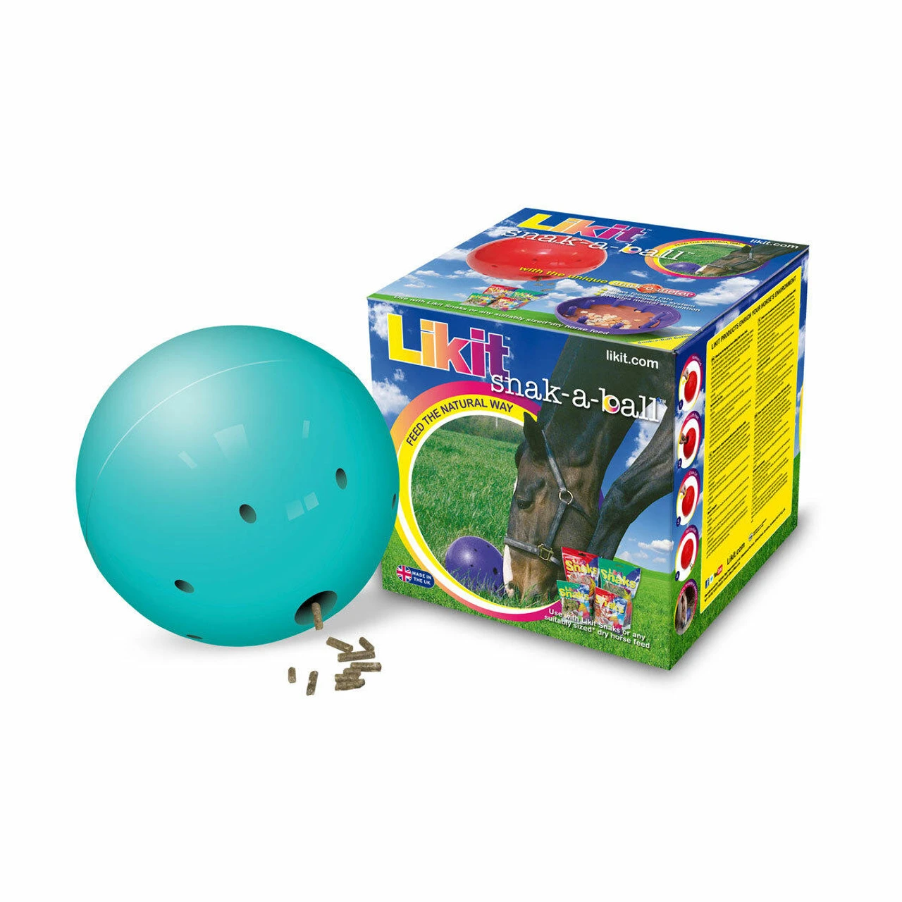 Likit Snak A Ball Horse Toys - All Colours 4 Likit Snak A Ball Horse Toys - All Colours - Image 2