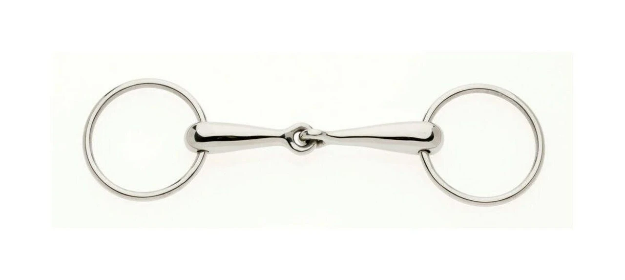 Lorina Thin German Hollow Mouth Loose Ring Snaffle 4 Lorina Thin German Hollow Mouth Loose Ring Snaffle - Image 2