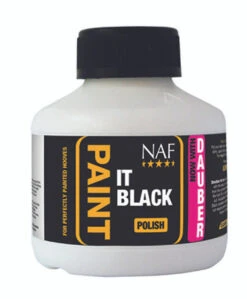 NAF Paint It Hoof Polish - Clear Or Black -The Horse Care Shop naf naf paint it hoof polish clear or black 20702.1631632471