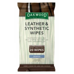 Oakwood Leather And Synthetic Wipes - 20 Pack