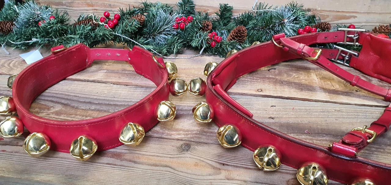 Reindeer Bell Harness And Collar Set 4 Reindeer Bell Harness And Collar Set - Image 2