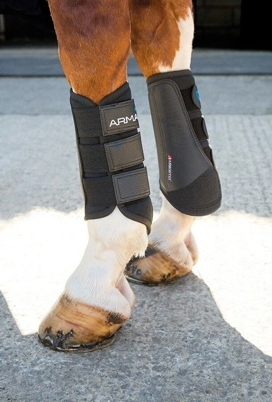 Shires ARMA Brushing Boots - Black 3 Shires ARMA Brushing Boots - Black