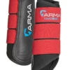 Shires ARMA Deep Red Brushing Boots (170A) 2 Shires ARMA Deep Red Brushing Boots (170A) -The Horse Care Shop shires arma deep red brushing boots 170a 44479.1644816621