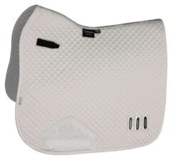 Shires Arma Numbered Dressage Saddlecloths - White