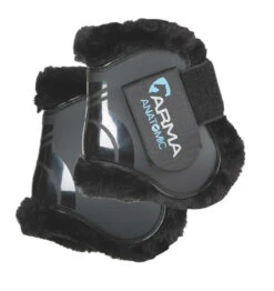 Shires ARMA Supafleece Fetlock Boots - Black