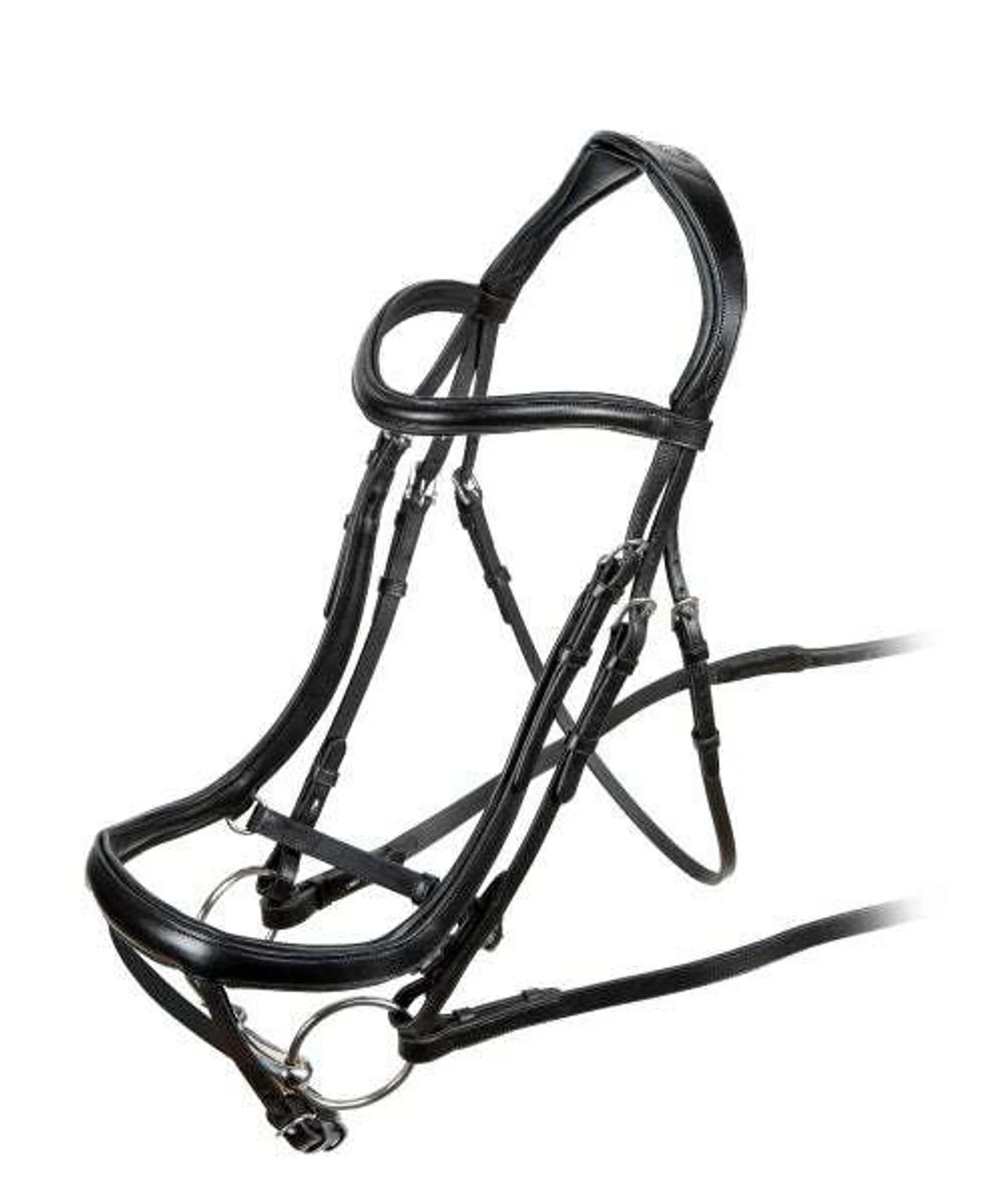 Shires Rapida Ergonomic Curved Flash Bridle 4 Shires Rapida Ergonomic Curved Flash Bridle - Image 2