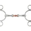 Shires 2 Ring Gag With Copper Lozenge (528) -The Horse Care Shop shires shires 2 ring gag with copper lozenge 528 16637.1631698717