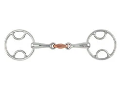 Shires Beval Bit With Copper Lozenge (526)