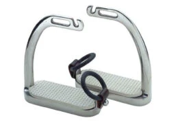 Shires Fillis Peacock Safety Stirrups - White Treads (676C)