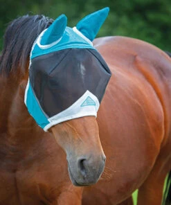 Shires Fine Mesh Fly Mask With Ears (6662)