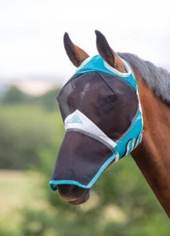 Shires Fine Mesh Fly Masks With Nose (6666) 5 Shires Fine Mesh Fly Masks With Nose (6666) -The Horse Care Shop shires shires fine mesh fly masks with nose 6666 90290.1631697622
