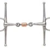 Shires Full Cheek Snaffle With Copper Peanut -The Horse Care Shop shires shires full cheek snaffle with copper peanut 79685.1631697978